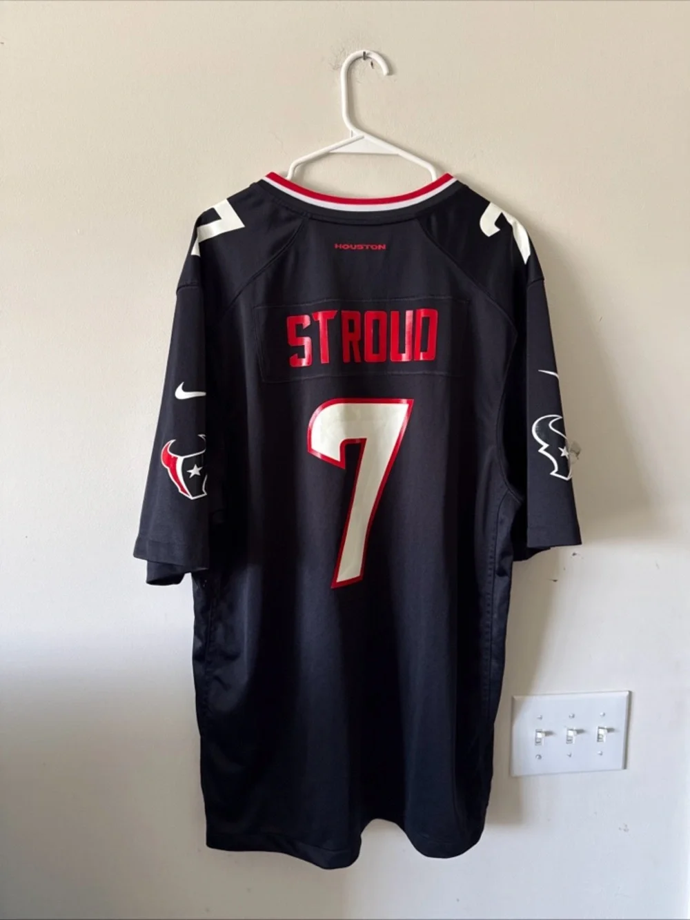 Men’s Nike CJ Stroud #7 Houston Texans NFL Football Game Home Jersey Sz XL RARE - Picture 6 of 6